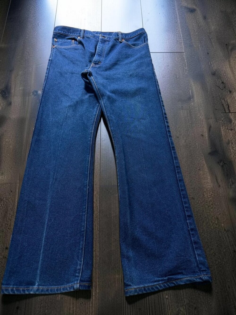 Levi’s 517 Jeans Men’s 38x34 Blue Solid Bootcut Y2K